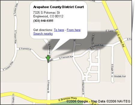 District Court Google Map
